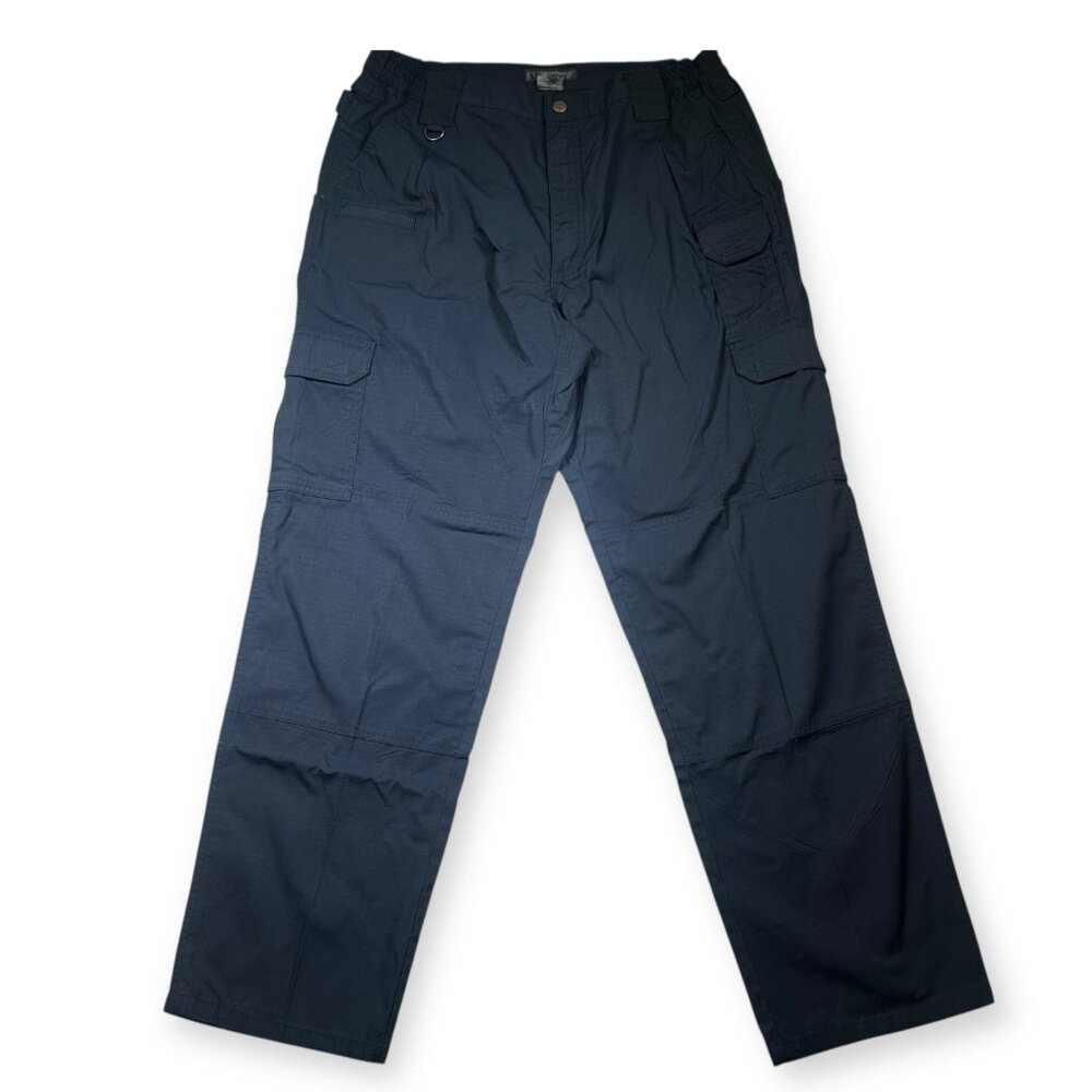 5.11 Tactical Blue Cargo Pants Mens 36x32 Size L Cotton Polyester Canvas